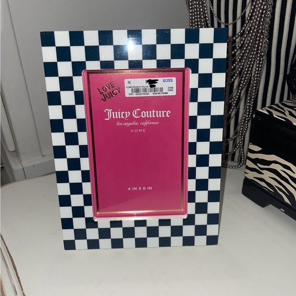 Juicy Couture Checkered Photo Frame - Picture 1 of 5
